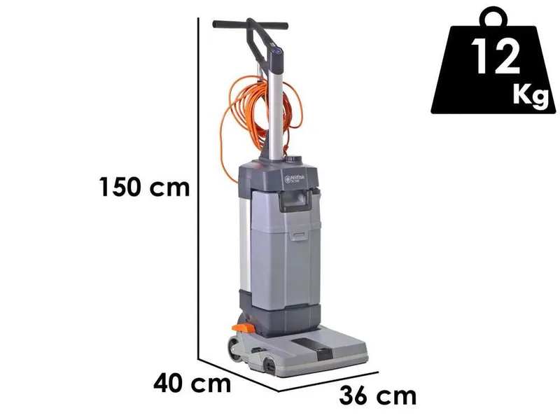 Nilfisk SC100 E base - Nettoyeur de sols 3 en 1: lave, sèche et aspire - 800W