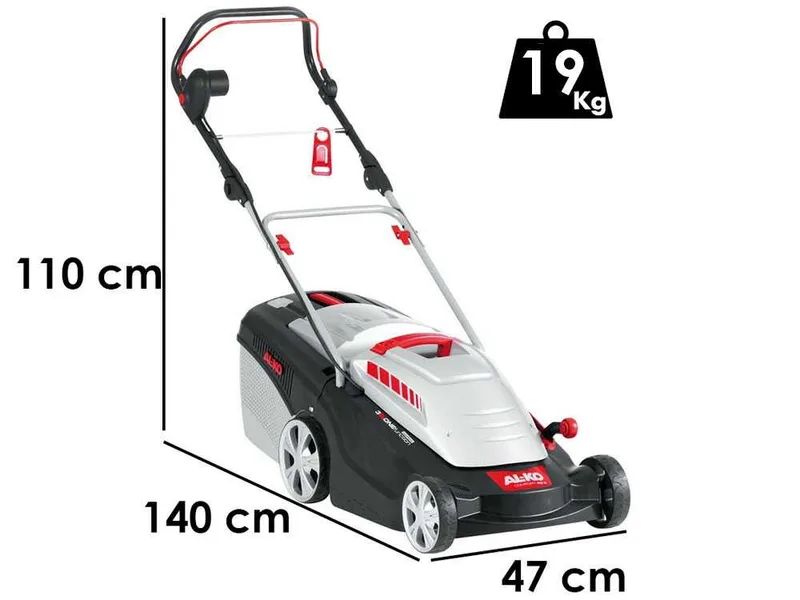 AL-KO Comfort 40 E - Tondeuse à gazon électrique - 1400W - Coupe de 40 cm