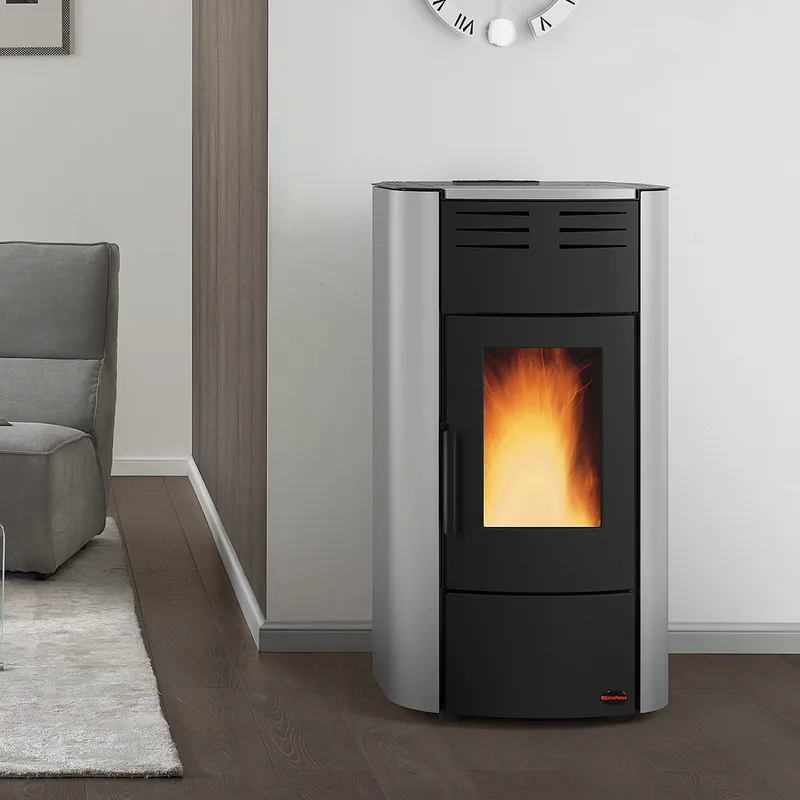 Extraflame raffaella idro H15 5.0 16 poêle à granulés bouilleur gris
