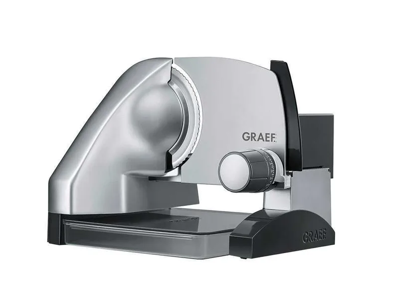 Graef SKS 500 Silver - Trancheuse 2 en 1 avec trancheuse à légumes - Lame de 170 mm