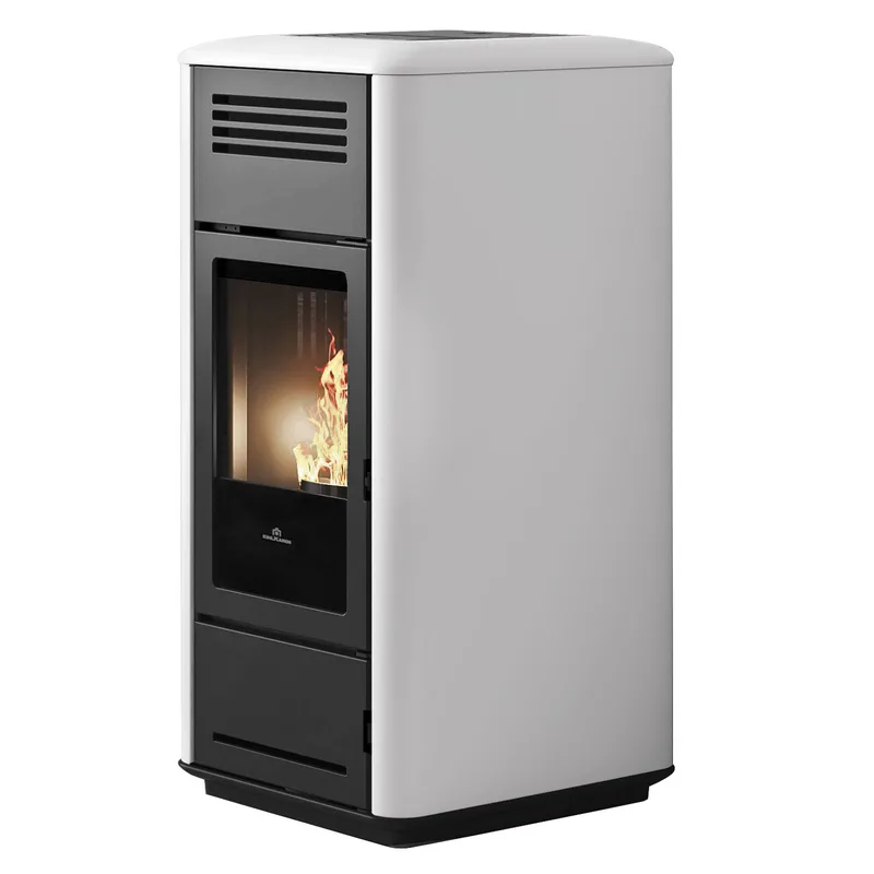 Edilkamin Milla H 15 Evo poêle à granulés hydro acier blanc