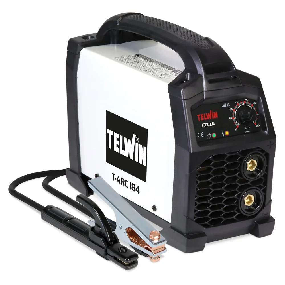 Telwin T-ARC 184 – Poste à souder Inverter (MMA, TIG) – Courant continu (DC)