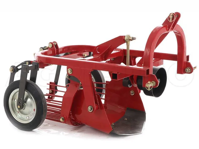 GeoTech Pro PD-50N - Arracheuse de pommes de terre - Convient aux pommes de terre, oignons et ail - Tamis oscillants - Pour tracteurs avec attelage à trois points