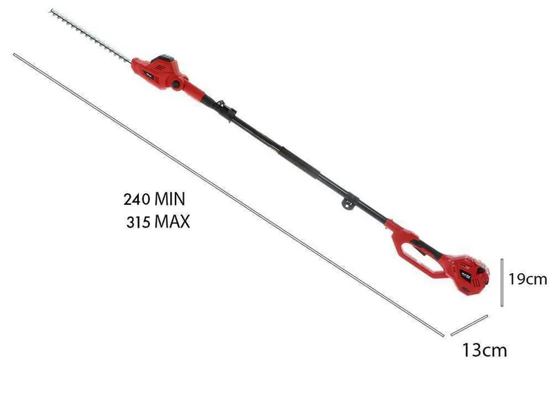 Blue Bird R3S - Taille-haie électrique sur perche de rallonge télescopique - 40V/2,5Ah