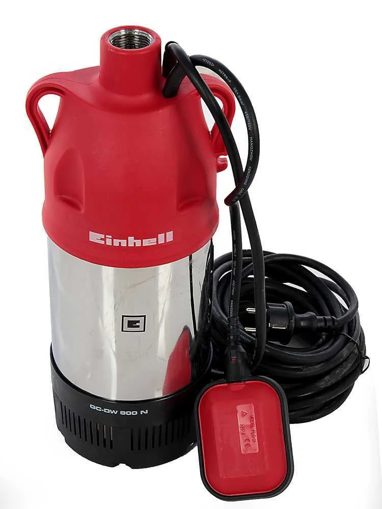 Pompe électrique immergée d'évacuation Einhell GC-DW 900 N - pour eaux claires - 900W