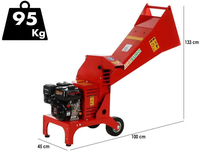 Top Line Mora - Broyeur de branches thermique - Moteur Loncin G210