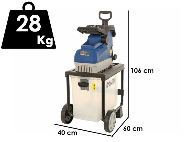BullMach Tersic 45 Roller - Broyeur électrique - Avec bac de récupération