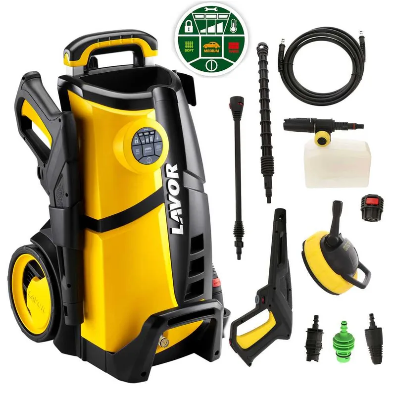 Nettoyeur haute pression Lavorwash à eau froide Lavor LVR4 150 Digit - 150 bars max
