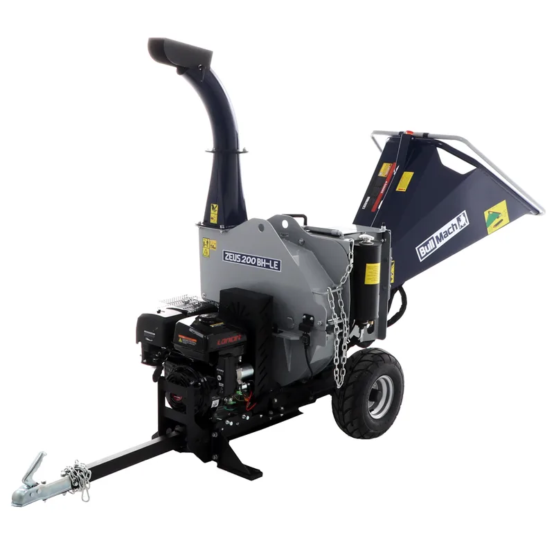 BullMach zeus 200 bh-le - Broyeur thermique tractable - Loncin 420cm3 avec démarrage électrique