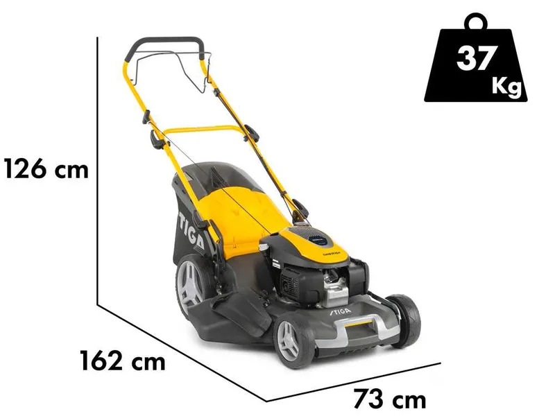 Stiga Combi 55 SQ H - Tondeuse à gazon thermique autotractée - Moteur Honda GCVx200 - Largeur de coupe 53 cm