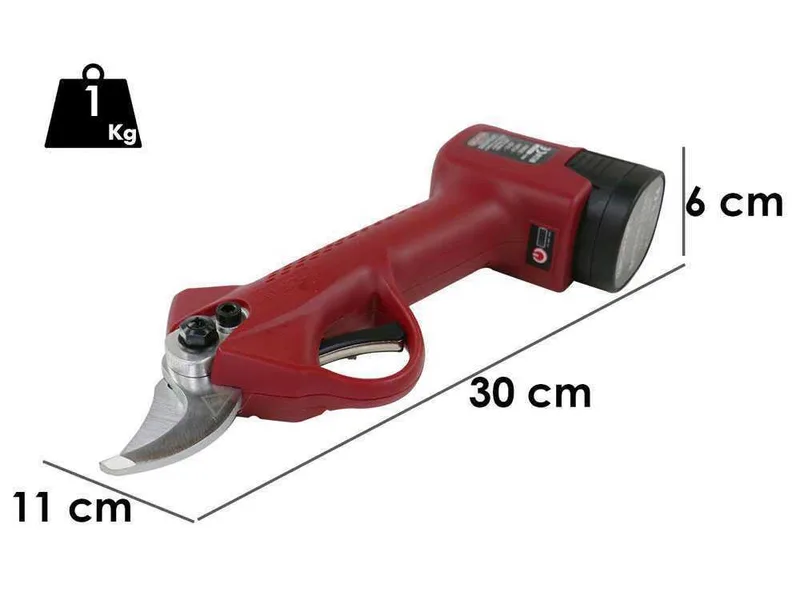 Sécateur à batterie Archman FE03-35 - 3 batteries de 16.8V/4ah - Diamètre de coupe 35 mm