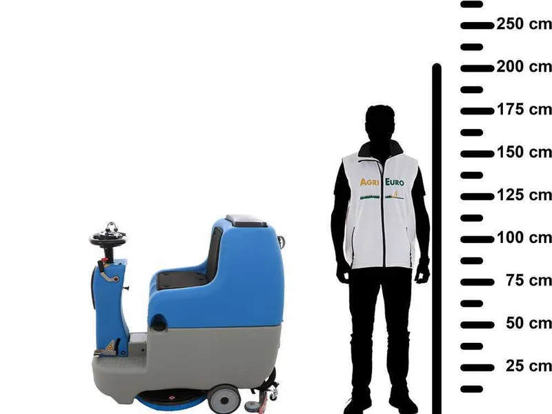 Fiorentini U.B. ECOSTAR55 - Autolaveuse à batterie - 3 in 1 : lave, sèche et aspire
