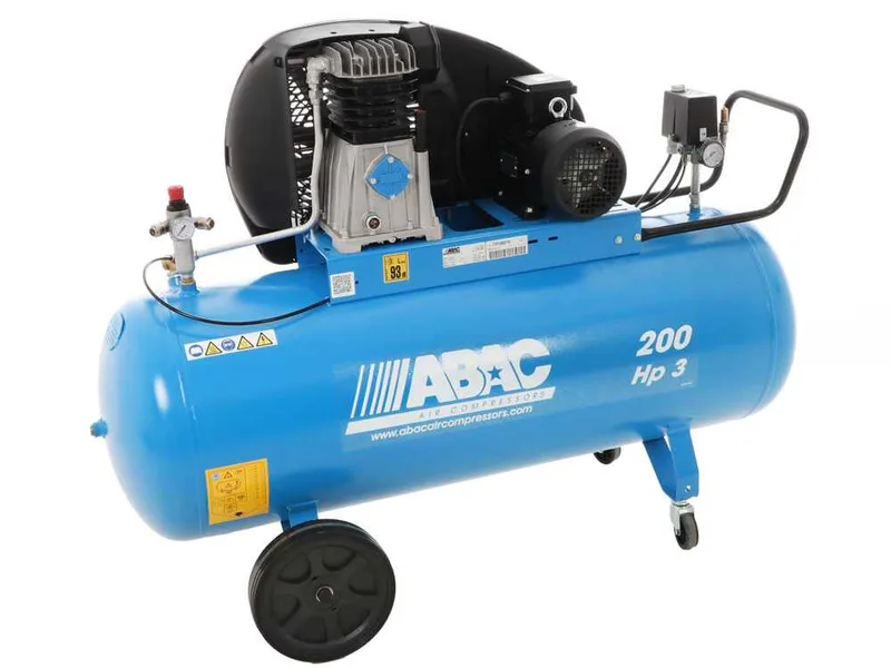Abac line A39 200 CT3 - Compresseur d'air électrique triphasé par courroie - Moteur 3 CV - 200 L