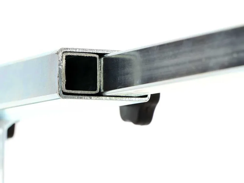Couple de rampes verticales inox pour pulvérisation avec jet papillon en laiton 4+4