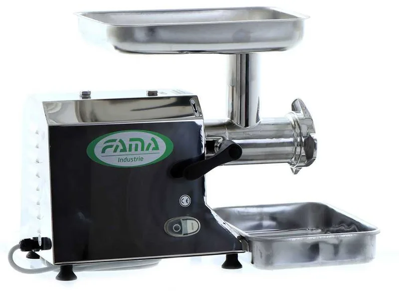 Fama TIK22 UNIKO - Hachoir à viande électrique - Corps et groupe de hachage en acier inox - 400V