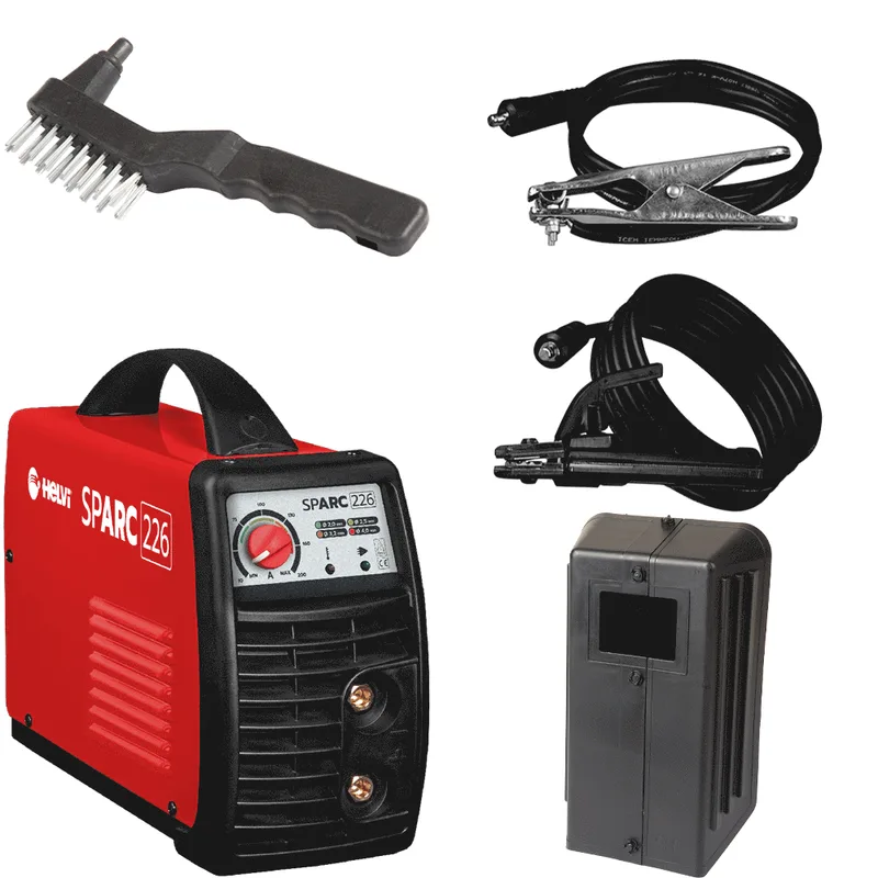 Helvi sparc 146 - Poste à souder à inverter à électrode MMA - 120 A - kit équipements