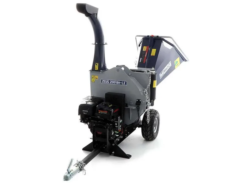 BullMach zeus 200 bh-le - Broyeur thermique tractable - Loncin 420cm3 avec démarrage électrique