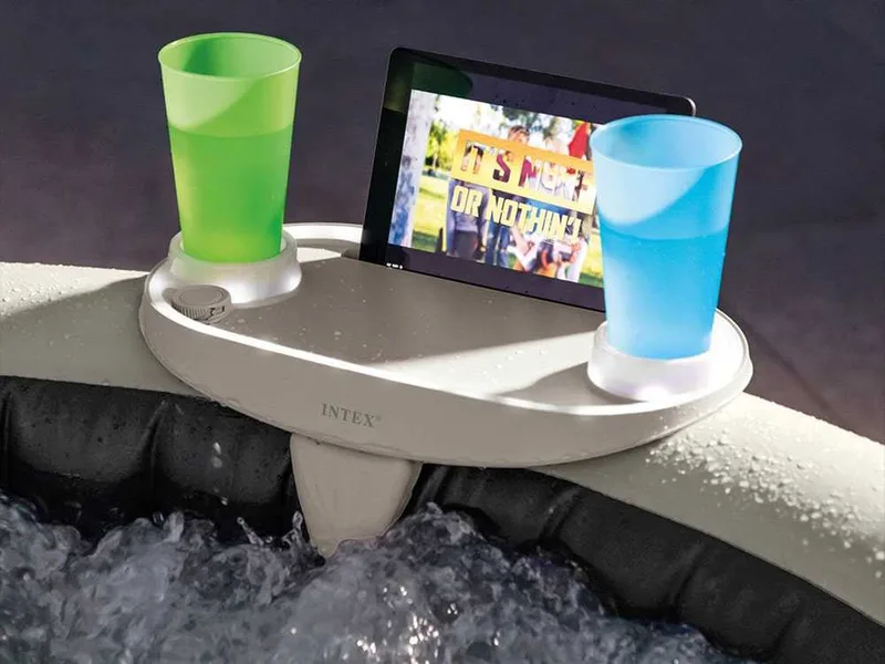 Porte-objet avec lumière LED Intex 28520