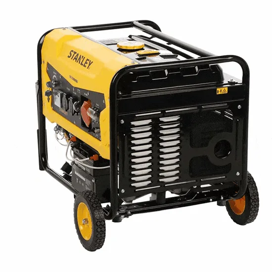 Stanley SG 6500B - Groupe électrogène à essence - AVR - 6.5 Kw triphasé