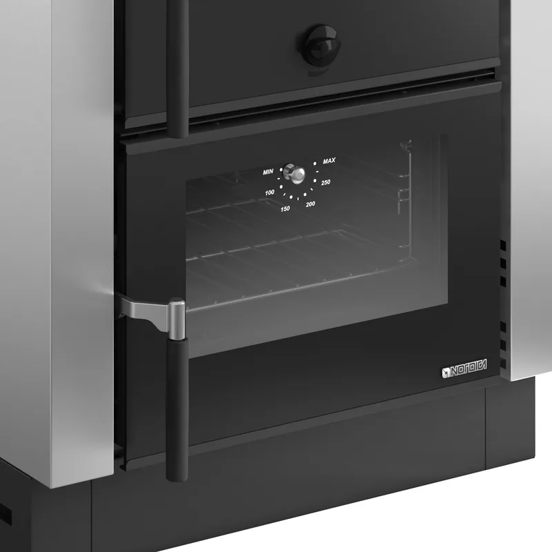 La Nordica Vicenza 16 cuisinière à bois inox