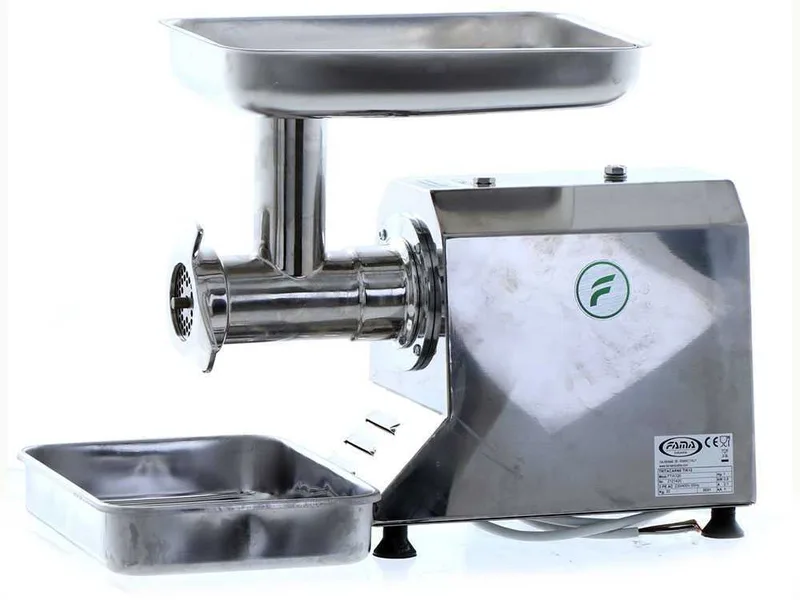 Fama TIK12 UNIKO - Hachoir à viande électrique - Corps et groupe de hachage en acier inox - 230V