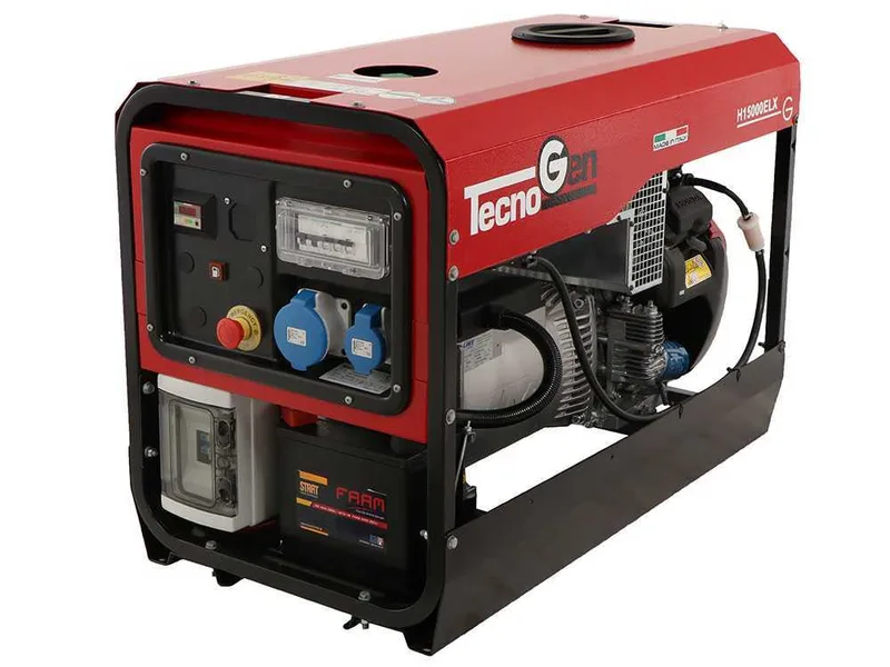 TecnoGen H15000ELX - Groupe électrogène à essence - Honda GX690 - Continu 9.4 kW monophasé
