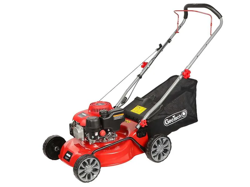 GeoTech S41-130 B - Tondeuse à gazon thermique - Moteur GeoTech de 132cm3