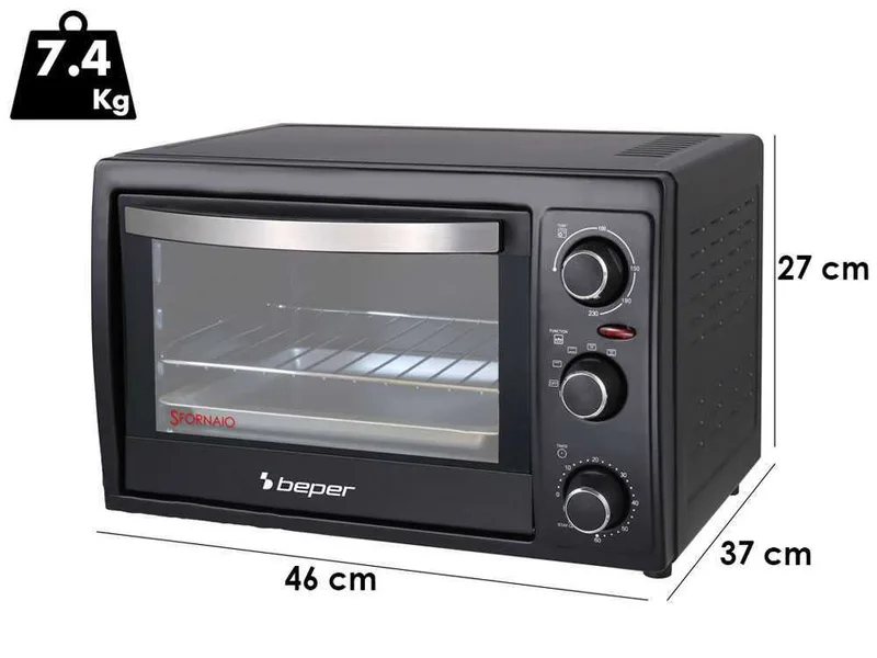 Beper 90884 - Four ventilé - 1300 W