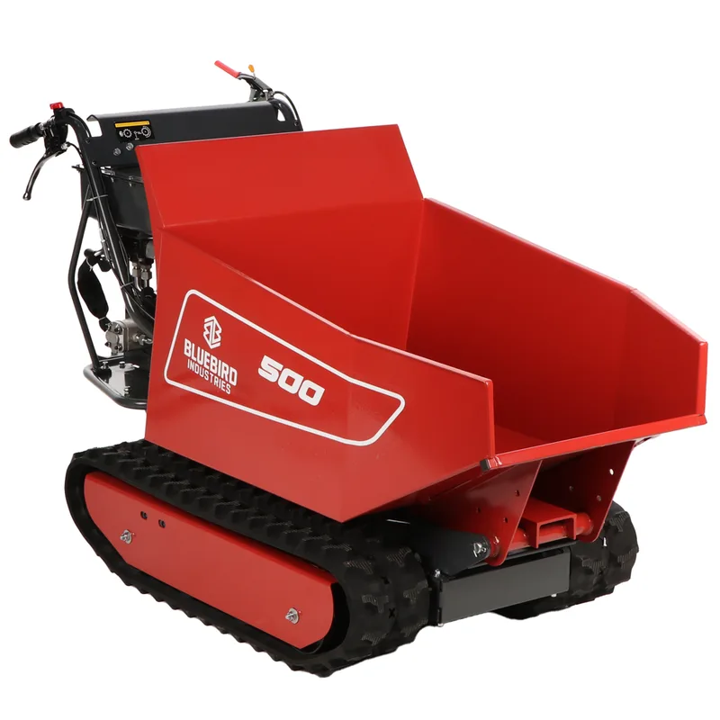 Blue Bird Carrier 500 DH - Brouette à moteur à chenilles - Benne dumper - Capacité 500 kg