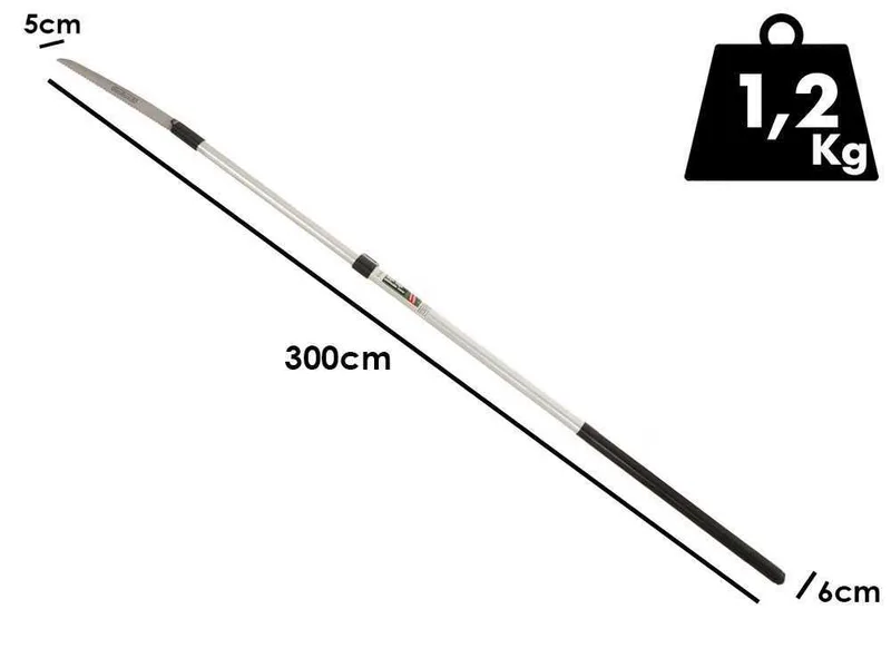 GeoTech ST 300 - Scie de jardin sur perche de rallonge - 180-300 cm