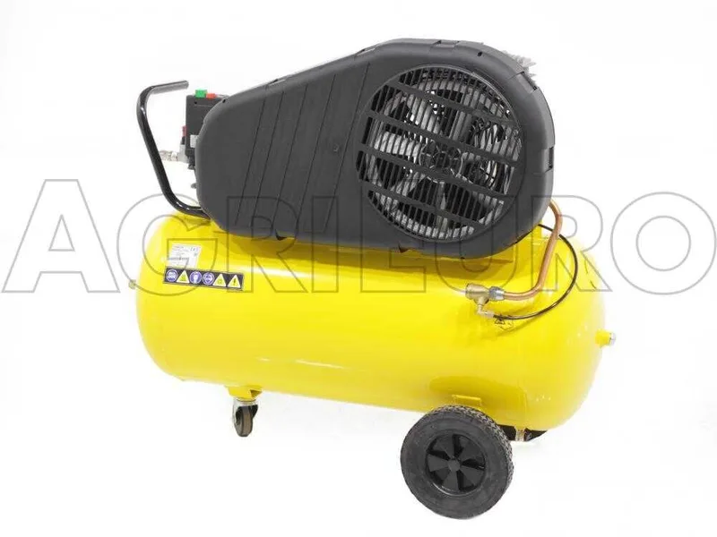Stanley B 345/10/100 T - Compresseur d'air électrique triphasé à courroie - Moteur 3 CV - 100 L
