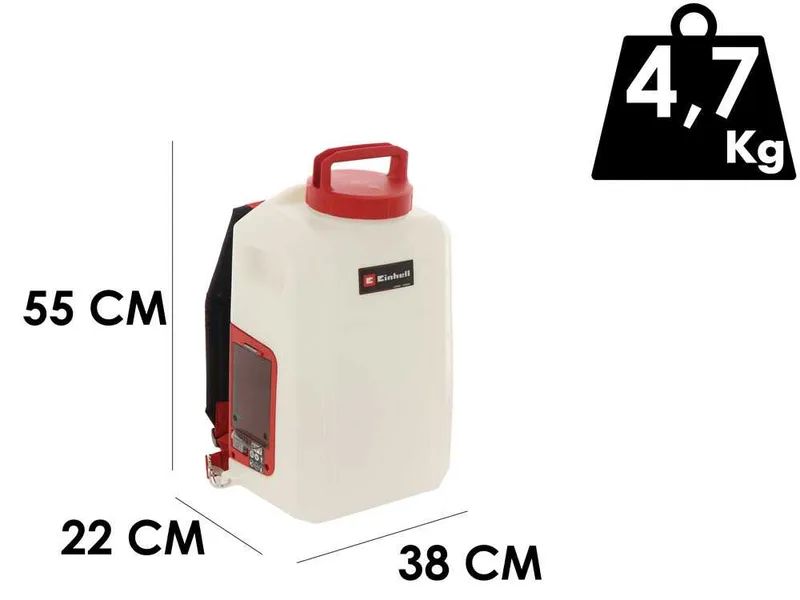 Pulvérisateur à dos à batterie ge-ws 18/150 Li - 18V - sans chargeur ni batterie