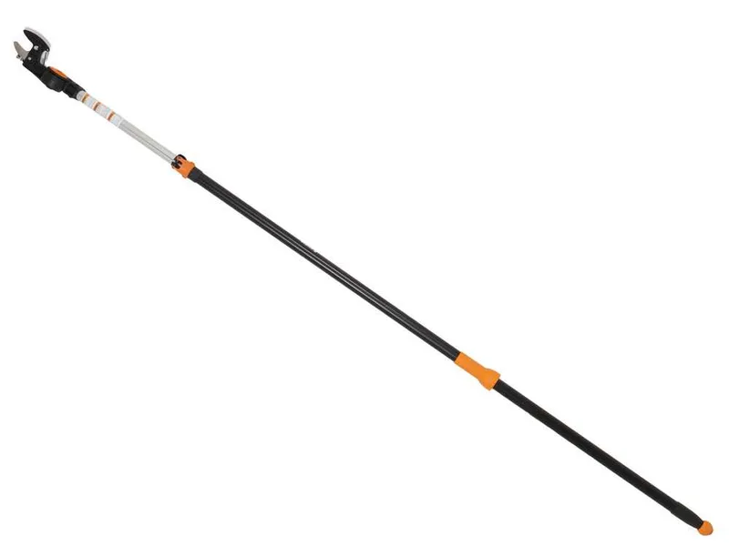 Fiskars UP86 - Coupe-branches télescopique professionnel - perche de 240/400 cm + scie de 45 cm - Ø 32 mm