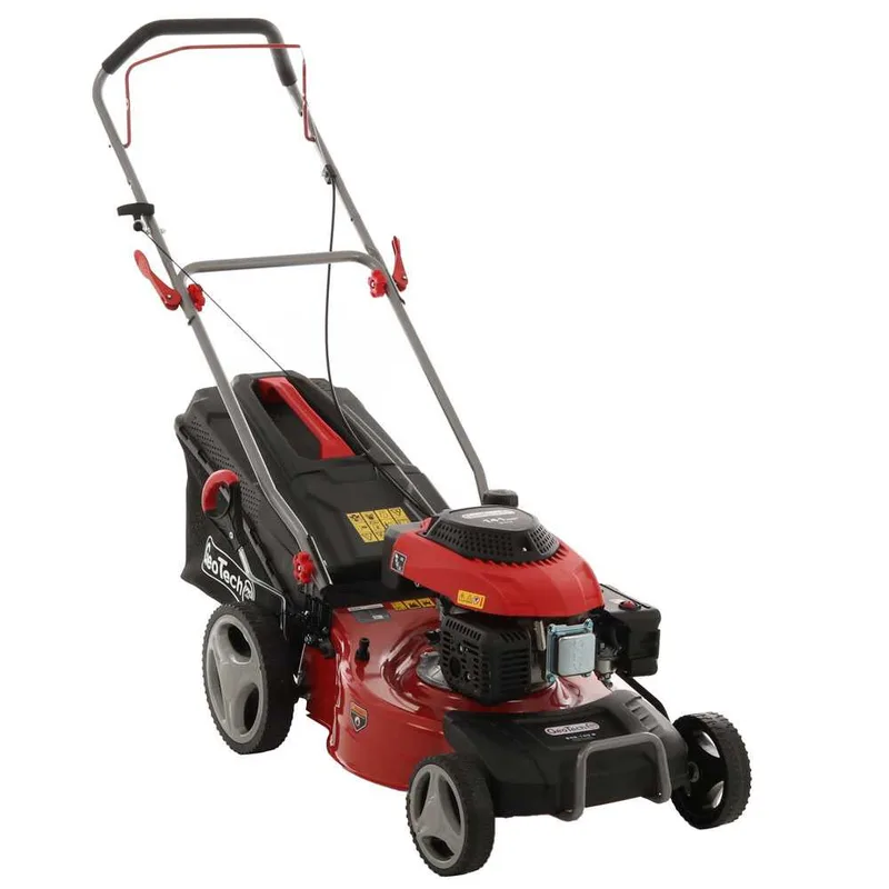 Tondeuse à gazon thermique GeoTech Pro S46-140B avec moteur GeoTech de 141cc