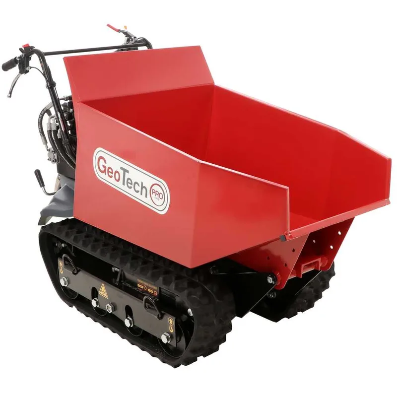 Brouette à chenilles GeoTech Pro GeoPorter H-540D Hydro - Caisson dumper hydraulique 500Kg