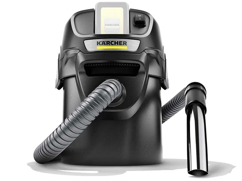Karcher AD 2 Battery - Aspirateur à cendres - Bac de collecte en métal 14 l