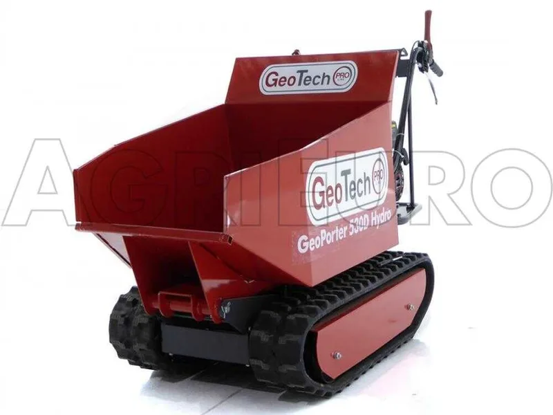 Brouette à moteur GeoPorter 530D Hydro avec benne dumper hydraulique 500 kg