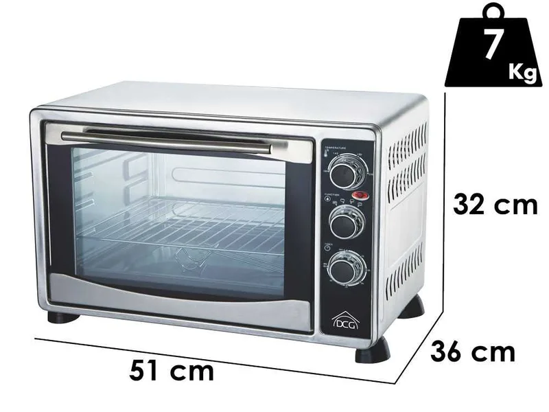 DCG MBS35 - Four électrique à chaleur tournante LT 35 1500 W