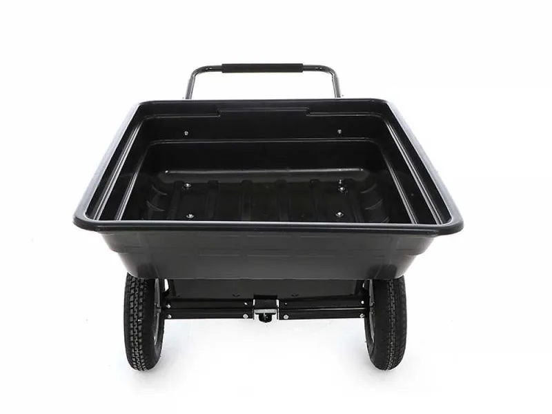 Remorque tractée pour autoportée GeoTech TC3080PL - remorque avec benne en plastique - 121x93 (h 29 cm)