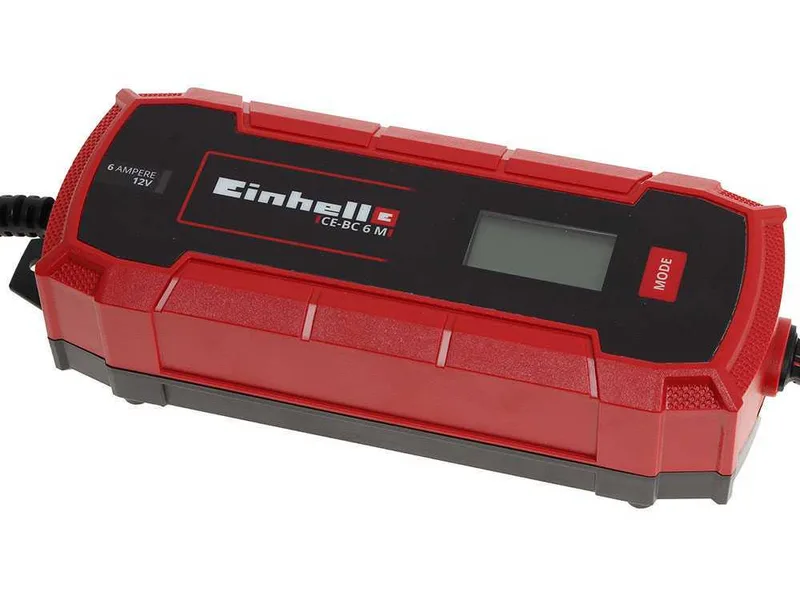 Einhell CE-BC 6M - Chargeur de voiture automatique - 12V - batteries de voiture et moto jusqu'à 150A
