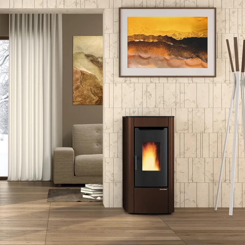 Extraflame Sabry AD Poêle à granulés Prestige Line bronze