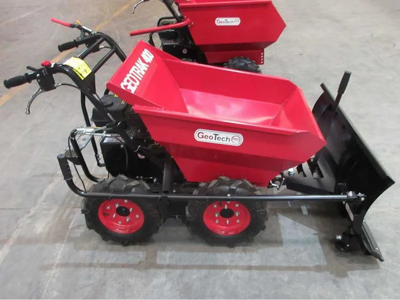 Lame antérieure pour brouette à moteur GeoTech Pro GEOTRAK 400 avec caisson de 400Kg