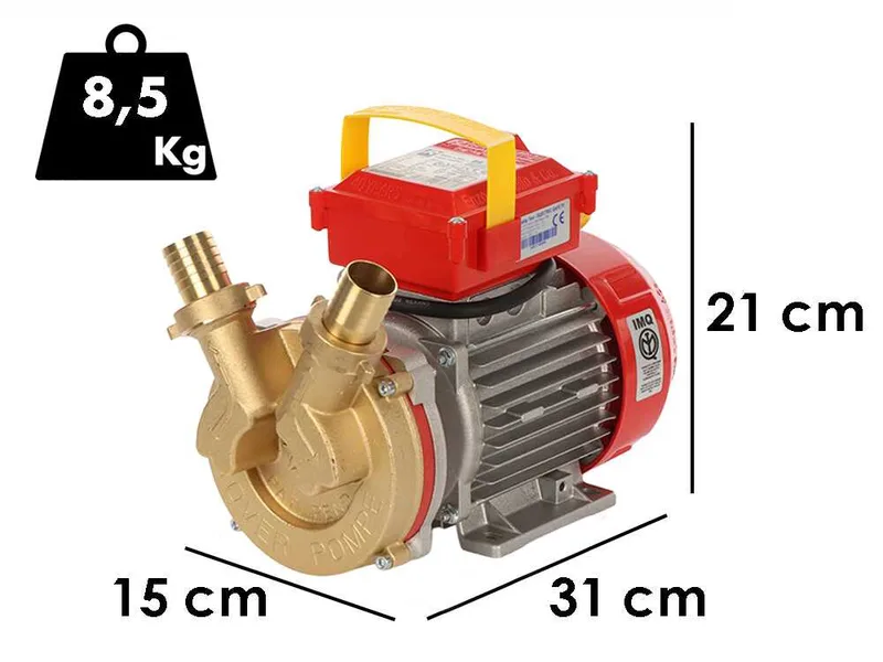 Rover BE-M 30 - Pompe électrique de transfert en bronze - Monophasée - 230 V