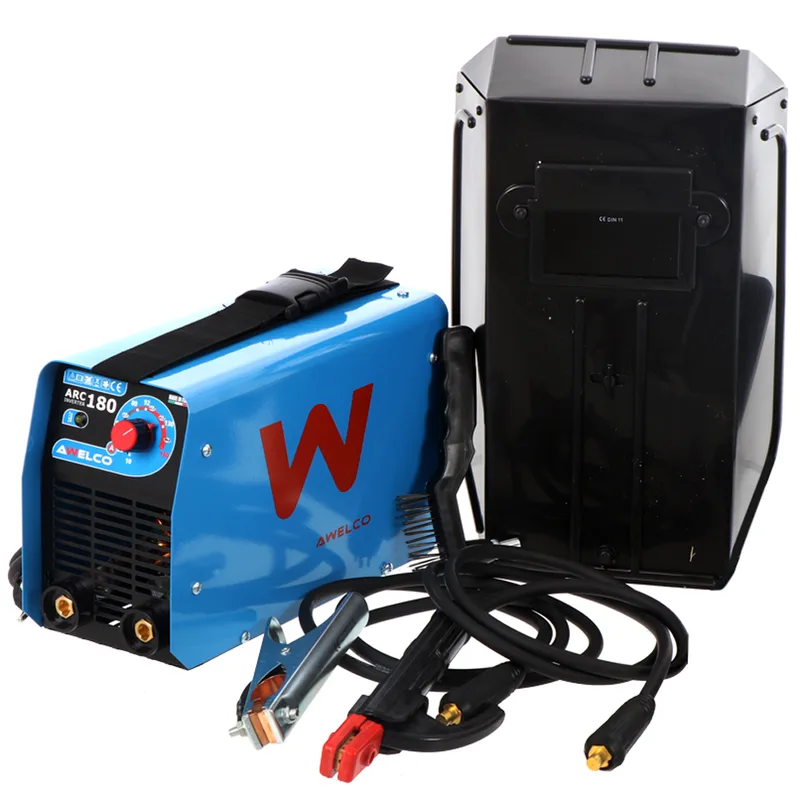 Poste à souder à inverter à électrode MMA Awelco ARC 180 - avec Kit MMA - Cycle @160A