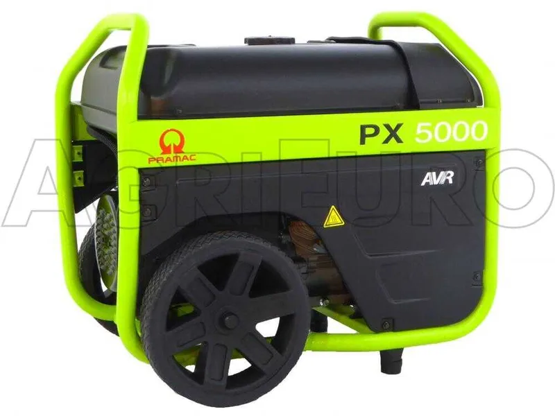 Pramac PX 5000 - Groupe électrogène 3.8 KW monophasé à essence - sur chariot