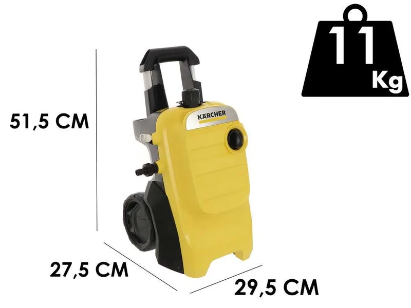 Nettoyeur haute pression à eau froide Karcher K4 Compact - 420 l/h - 130 bars