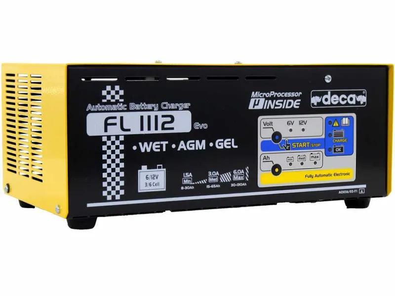 Deca FL 1112 - Chargeur de voiture et moto - électronique - monophasé - pour batteries 6-12V