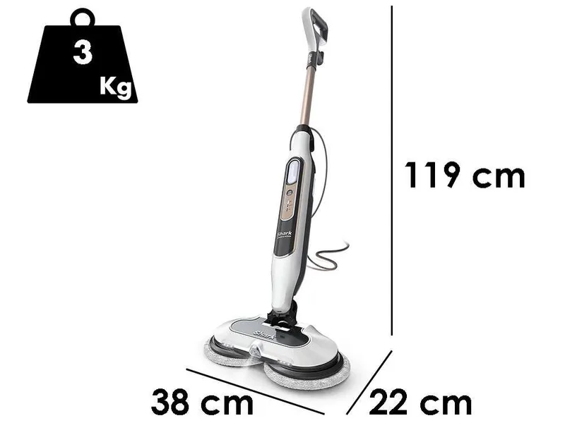 Shark Steam & Scrub avec Steam Blaster S8201EU - Balai vapeur électrique - 1120 W