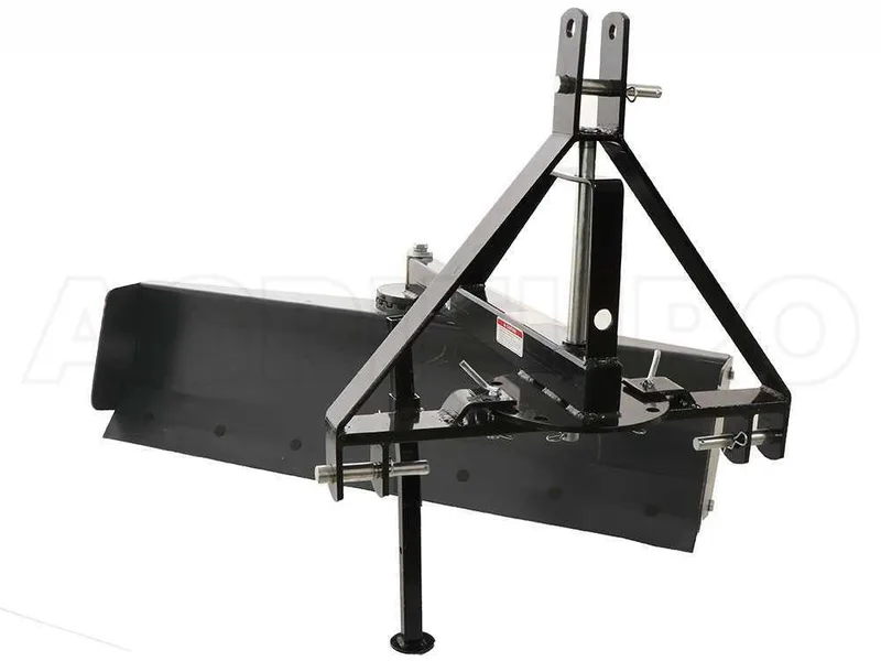 Lame niveleuse pour tracteur Blackstone B-GB 140 à rotaton simple 360° et bras orientable