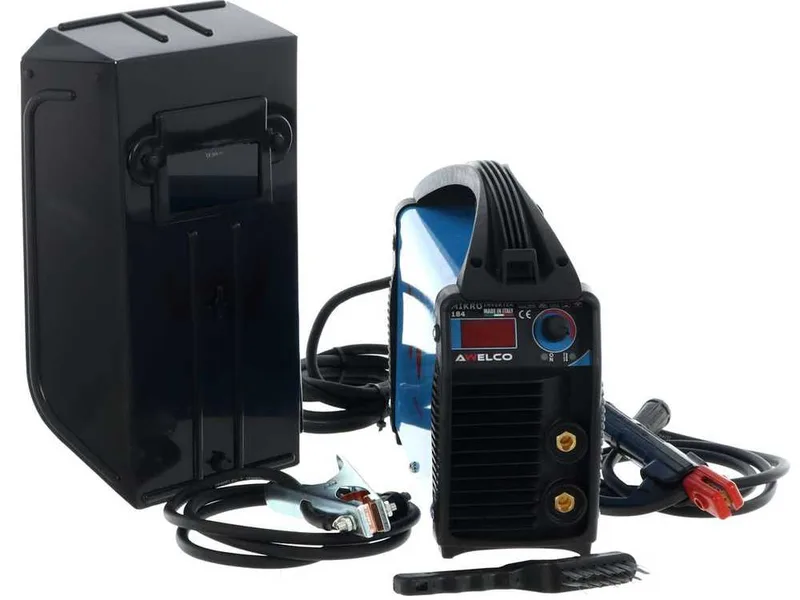 Poste à souder inverter à électrode MMA Awelco MIKRO 184 - 160A - 230V @160A - valise/kit